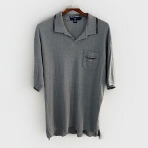 Ralph Lauren Sport Polo Shirt Mens Size XL Gray Short Sleeve Pullover